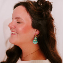 Load image into Gallery viewer, Christmas Tree Earrings