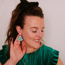Load image into Gallery viewer, Christmas Tree Earrings