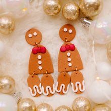 Load image into Gallery viewer, Gingerbread Man Earrings