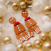 Load image into Gallery viewer, Gingerbread Man Earrings