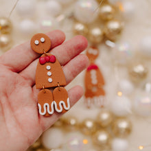 Load image into Gallery viewer, Gingerbread Man Earrings