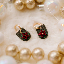 Load image into Gallery viewer, Sarah - Poinsettia Earrings
