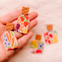 Load image into Gallery viewer, Fruit + Veggie Basket - Earrings