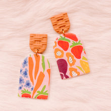 Load image into Gallery viewer, Fruit + Veggie Basket - Earrings
