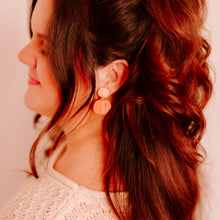 Load image into Gallery viewer, Stacked Pumpkin Earrings