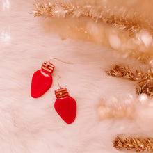 Load image into Gallery viewer, Christmas Light Earrings