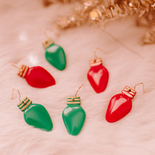 Load image into Gallery viewer, Christmas Light Earrings