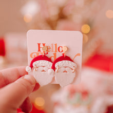 Load image into Gallery viewer, Jolly St. Nick Earrings