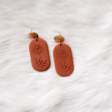 Load image into Gallery viewer, Birth Flower Earrings
