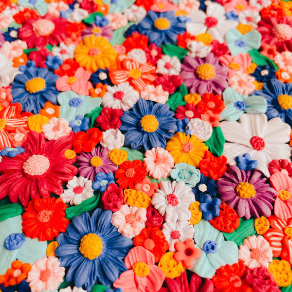 Everything You Need To Know About Creating A Beautiful Floral Slab With Polymer Clay