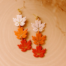 Load image into Gallery viewer, Fall Leaves - Earrings
