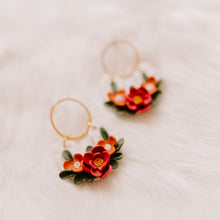 Load image into Gallery viewer, Fall Floral Arrangement - Earrings
