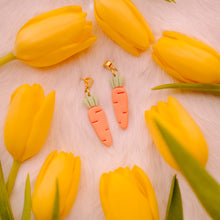Load image into Gallery viewer, Spring Carrot Earrings
