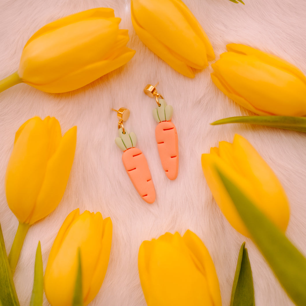 Spring Carrot Earrings