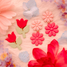 Load image into Gallery viewer, Vibrant Flower Earrings
